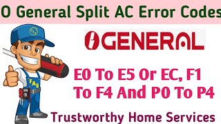 o general air conditioner error codes | trustworthy home services