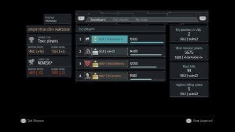 KILLZONE™ SHADOW FALL Clan match vs NMS*2v2comp