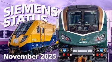 Siemens Florin Plant Status #8 - Northlander, Amtrak Airo + More - 11/14/2025