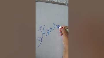 Harshi in calligraphy #shorts #learnwithnavshi #youtubeshorts #viral #art #cursive #calligraphy