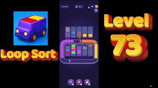 Loop Sort Level 73 Walkthrough 🚚🧩 | Truck Puzzle Game | Solutionguruji