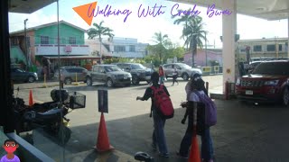 Walking on the south side Belize.