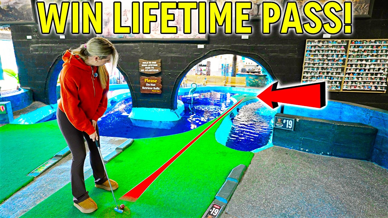 Hole In One WINS Lifetime Pass! Must Play Course!