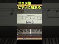 ピアノをたしなむサロメ