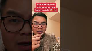 How Maine gained independence from Massachusetts. #shorts #boston #massachusetts #maine #history
