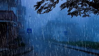 Fall into Deep Sleep Immediately with Heavy Rain, Wind & Thunderstorm at Night  Nature White Noise