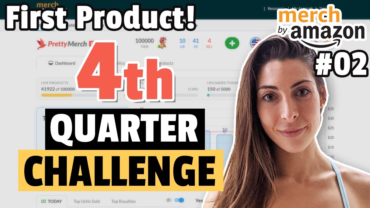 Amazon merch Q4 Challenge: Uploading Your First Product