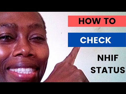 How to check NHIF status via SMS