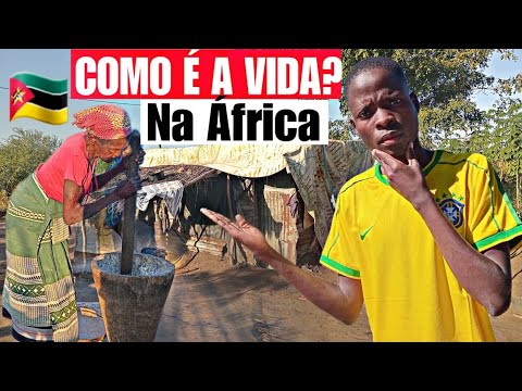 Como é a Vida Fora da Cidade? Conheça a Minha Aldeia na África🇲🇿