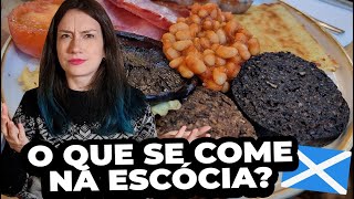 É ISSO QUE ELES COMEM AQUI NA ESCÓCIA!  Haggis em Canongate