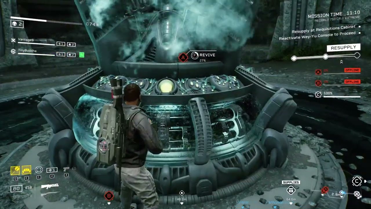 Aliens: Fireteam Elite, Extreme difficulty, Point Defense complete, Wave 3 (3 Points) (No exploits.)