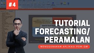 Tutorial Software POM QM Ep. 04 | Forecasting/Peramalan Lengkap Dengan Deskripsi screenshot 3