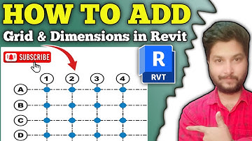 How to Add Grid and Dimensions in Revit | Structural building |Tutorial urdu 2025 | Nabeel Architect