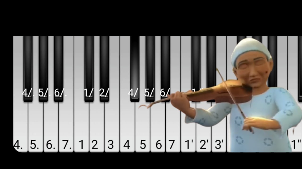 not pianika opah main biola - YouTube