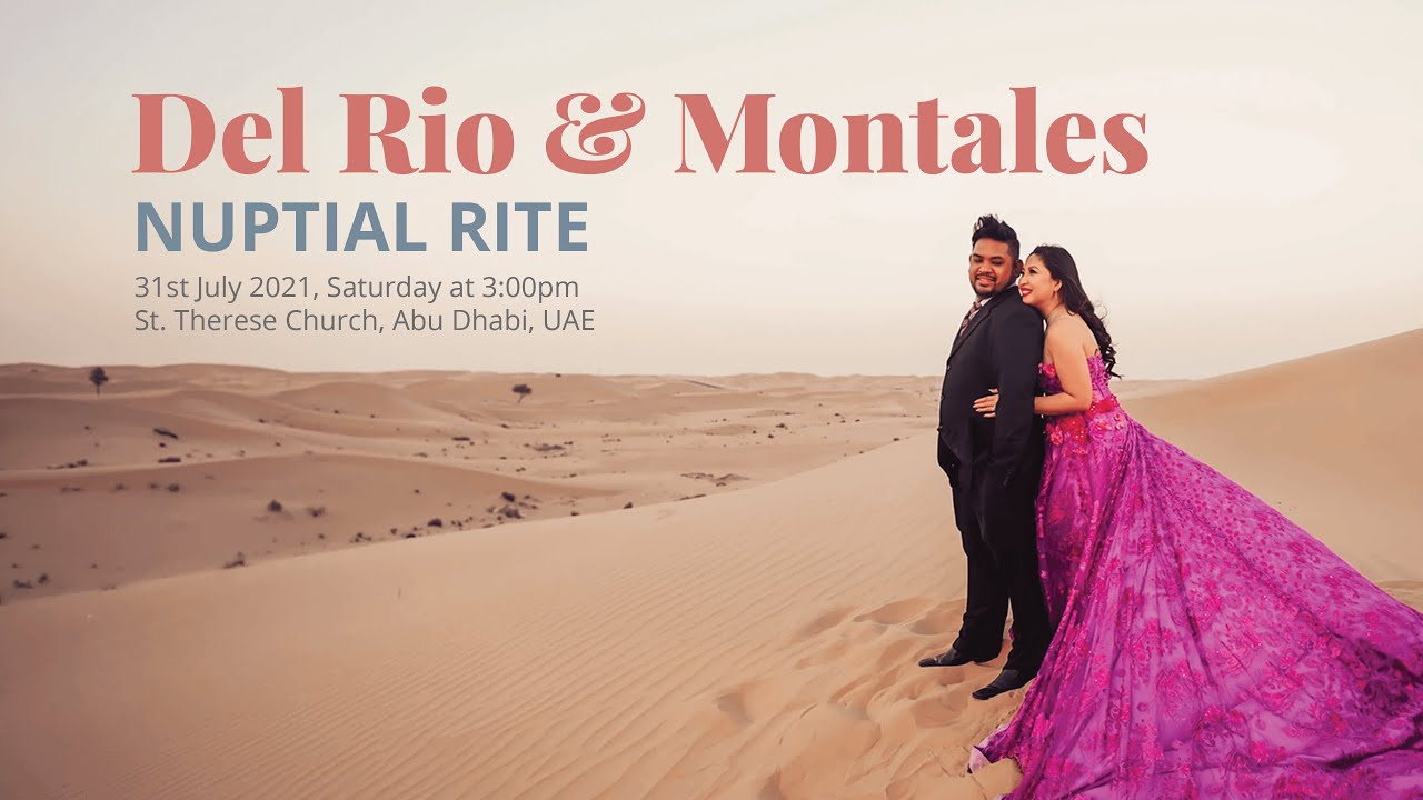 Zerubbabel and Margie Ties the Knot in St. Therese Church, Abu Dhabi on