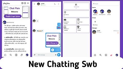 New Chatting Swb In sketchware #sketchware