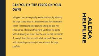 Alexa Device Registration Failure Error Here Is What To Do
