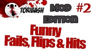 MODS | Toribash Funny Fails, Flips & Hits #2