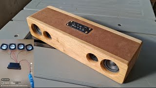 I Built a Bluetooth Soundbar Using The Most Popular mini Amp on YouTube short