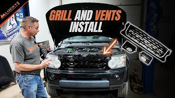 How to Install a Land Rover LR4 Black Pack Grille and Side Vents | Lucky8