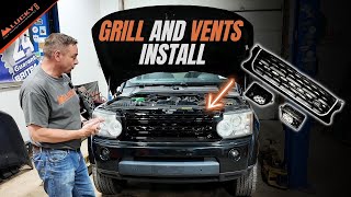 How to Install a Land Rover LR4 Black Pack Grille and Side Vents | Lucky8