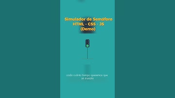 Simulador de Semáforo con HTML CSS y JS