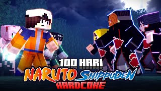 100 Hari di Minecraft Hardcore tapi jadi NARUTO SHIPPUDEN!