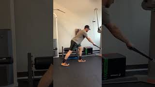 Single Arm Split Stance Low Row