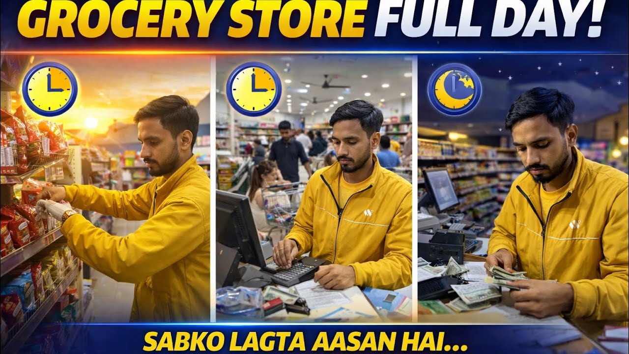 Grocery Store 🏬 Me Full Day Kaisa Rhta Hai