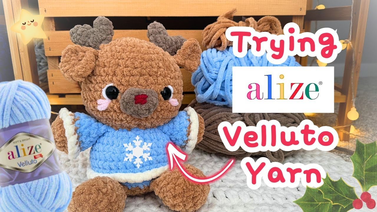 Обзор пряжи Alize Velluto: лучше, чем Parfait Chunky и Bernat Blanket? 🦌🧶