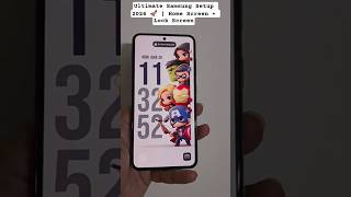 Samsung Home &amp; Lock Screen Setup 🔥 | Clean &amp; Elegant Android Customization #SIMPLE &amp; CLEAN #foryou