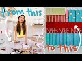 Organizing & Decluttering My MASSIVE Makeup Collection! Hoarding Room Makeover pt 3