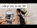 college day in my life | study with me, exam prep, chick-fil-a salad, running errands + more