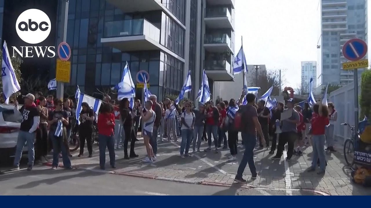 Thousands of people take to the streets of Israel for the controversial judicial reform plan l GMA