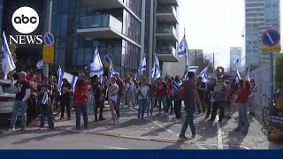 Thousands storm streets of Israel over controversial judiciary reform plan l GMA