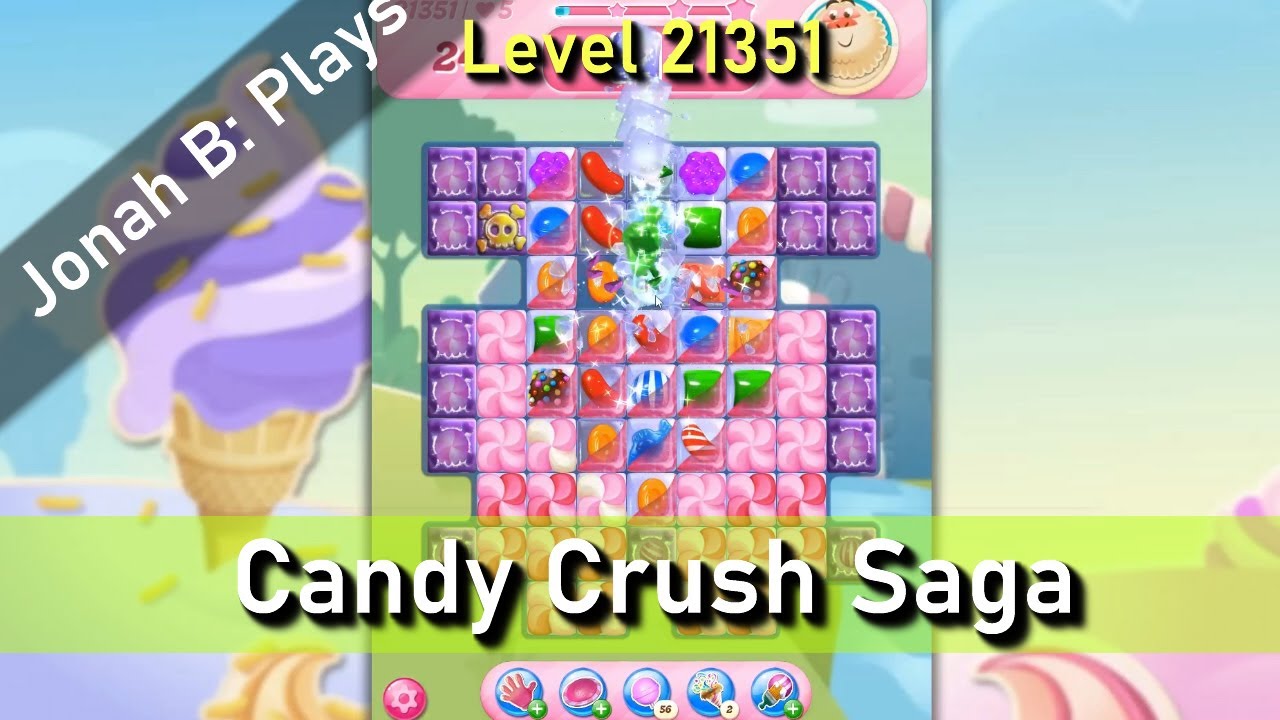 Candy Crush Saga Level 21351 - YouTube