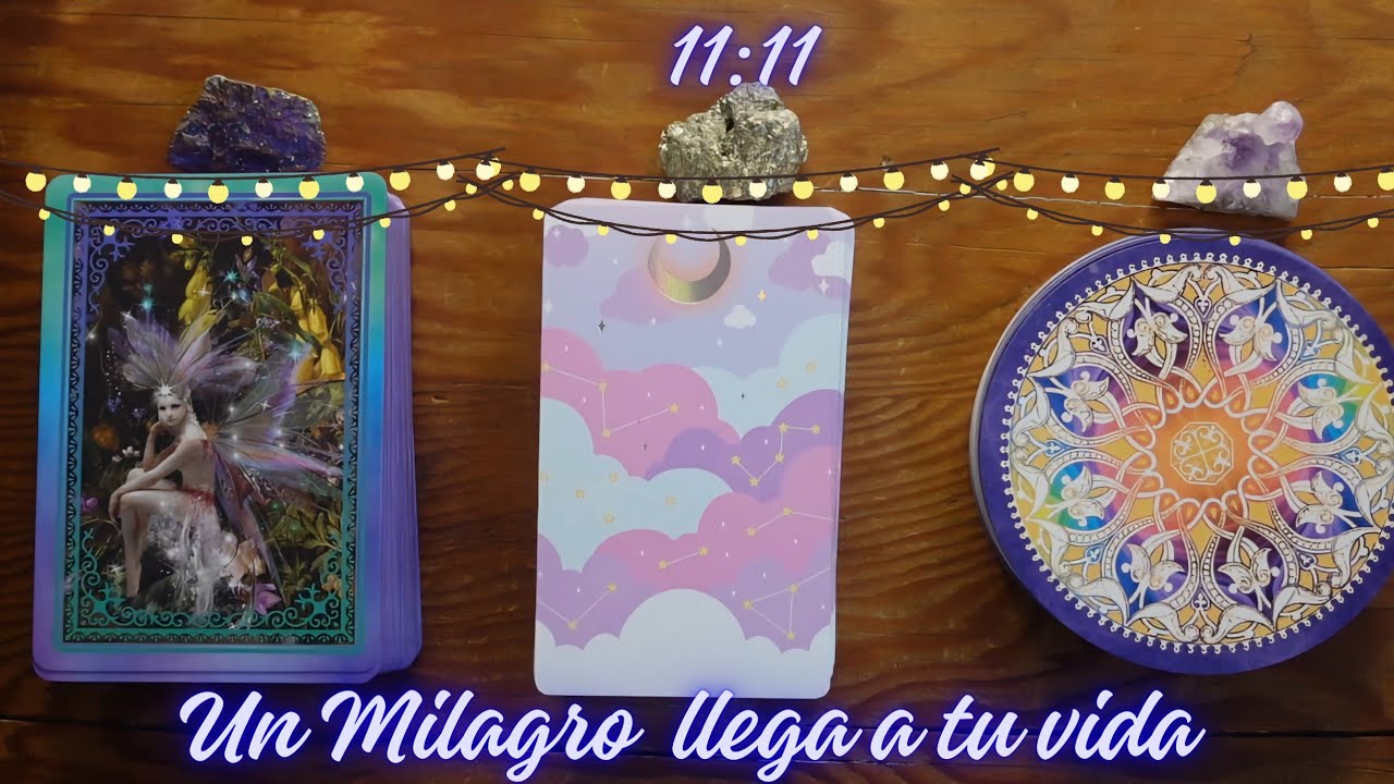 Llega un milagro 🔆 Tarot Interactivo - YouTube
