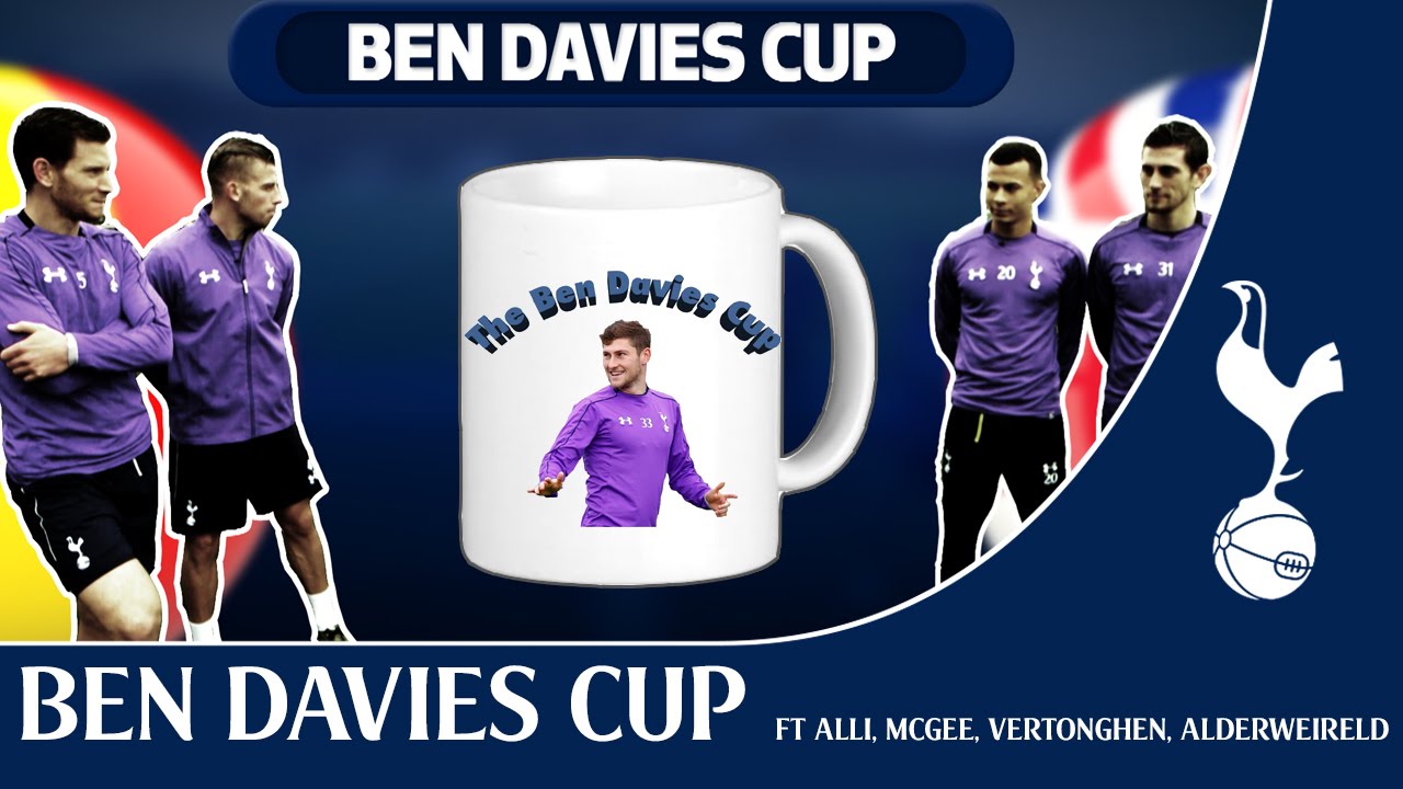 The BEN DAVIES CUP featuring Dele Alli, Luke McGee, Jan Vertonghen and Toby Alderweireld tottenham hotspur twitter