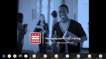 PearsonAccessNext 101 Training