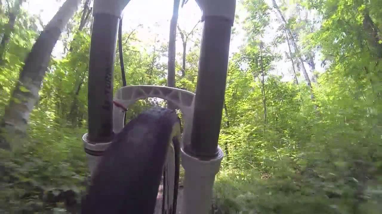 Rock Shox Revelation Race Air U-Turn 105-150mm GoPro In Action