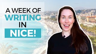 Prepping for Nanowrimo in Nice! A travel and writing vlog ft. Nicole Wilbur