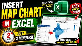 How to Create Map Chart In Excel - Insert Map Chart In Excel