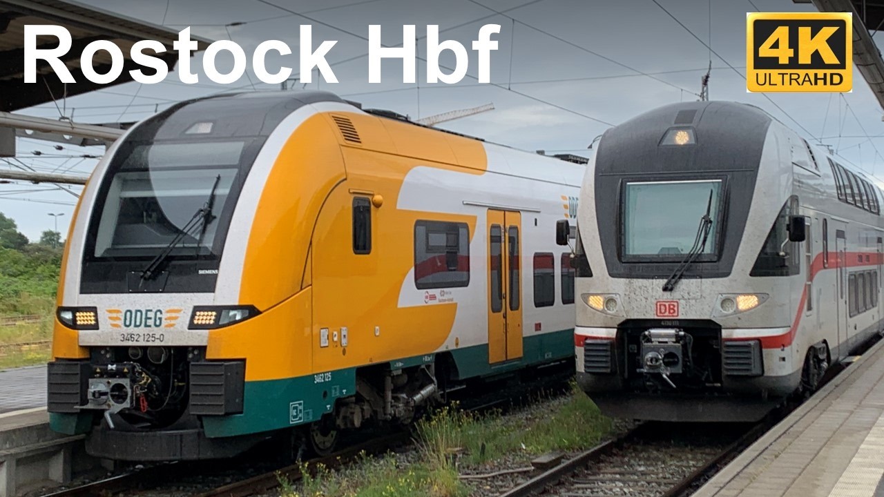 Trainspotting in Rostock Hbf Juli 2025