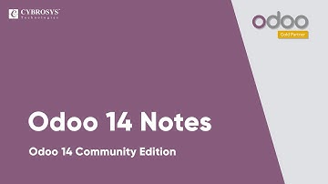 Odoo 14 Notes | Odoo 14 Community