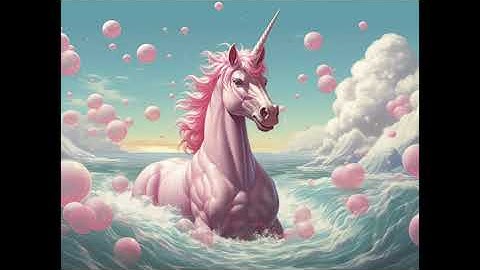 AI unicorns - AI generated images with MidJourney