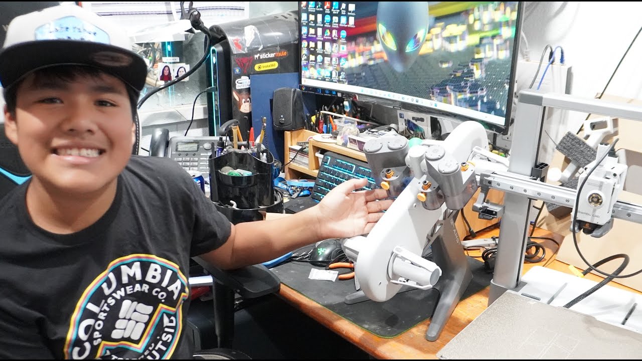 3D Printer BambuLab A1 Assembly by my son Julio Steven