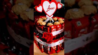 Choclate kit kat cake love you valentinesday lovecake