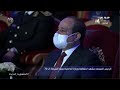 بكاء أطفال الشهداء وتأثر الرئيس السيسي في احتفالية عيد الشرطة 