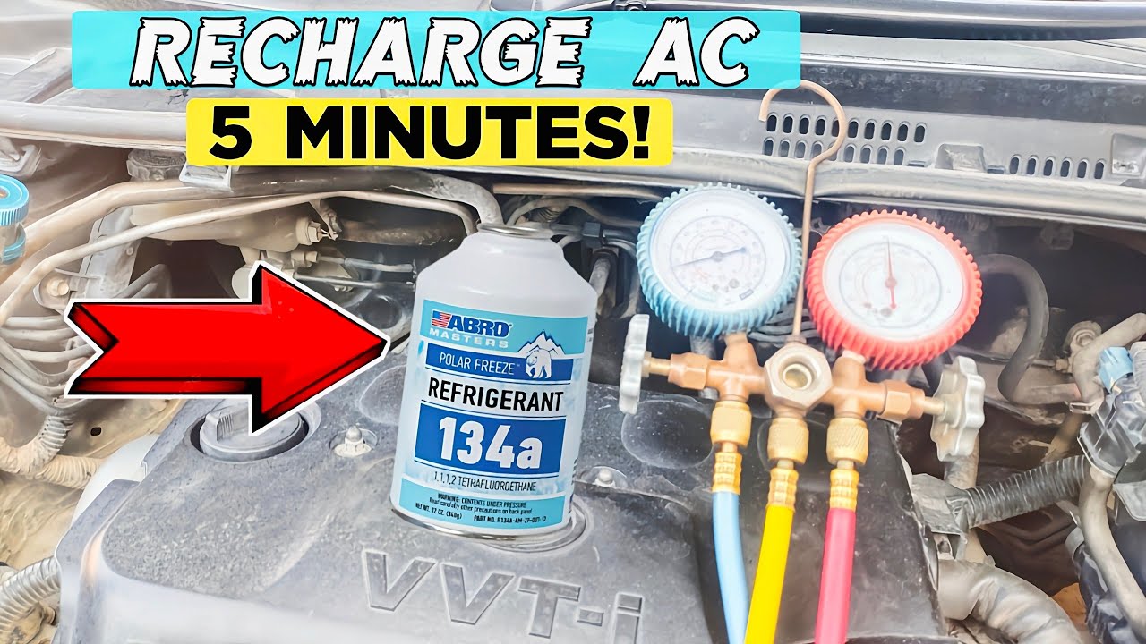 How to Properly Recharge Your Car A/C System - YouTube