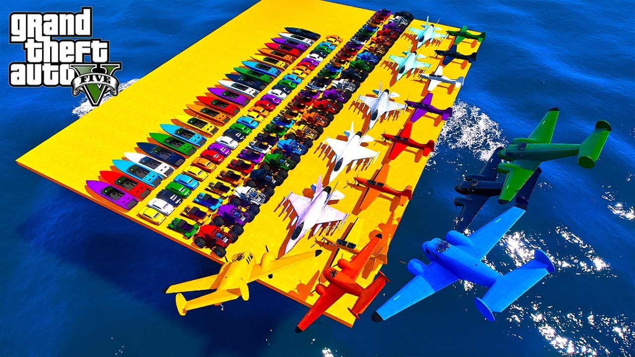 GTA V Mods Stunt Racing Challenge By Spider-Man With Amazing Super Car Motercycle And Airplane 🔥🕸️